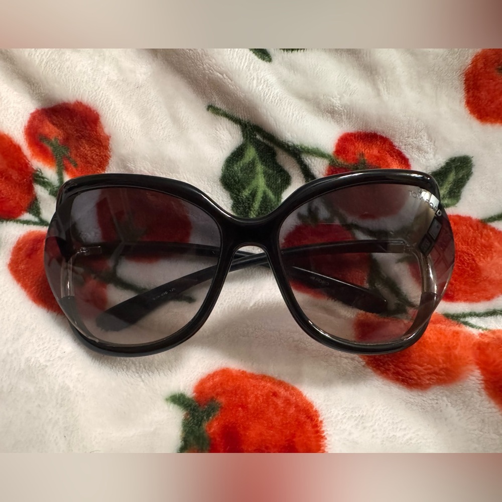 Tom Ford Black Oversized Sunglasses